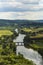 View of the Dordogne river from Domme