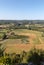 View of the Dordogne Valley from the walls of the old town of Domme,