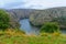 View of the Douro river near Miranda do Douro