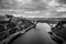 View of the Douro River and the Ponte de D. Maria Pia and Ponte de SÃ£o JoÃ£o Railway Bridge