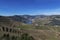 View of Douro Valley with the Pinhao village, terraced vineyards and the Douro River, in Portugal