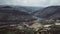 View of Douro Valley and river and vineyards are on a hills, nord Portugal.