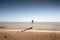 View of Dovercourt Beach in Essex England