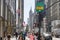 View down Fifth Avenue, New York City with the Empire State Building in the background.