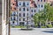 A view down the New Square towards the River Ljubljanica in Ljubljana