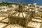 A view down the roof top of the nave of the Santa Anna Cathedral Las Palmas, Gran Canaria