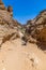 A view down into the Sesreim Canyon, Namibia