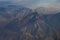 View down to earth from an aircraft window