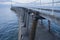 View down Whitby East Pier