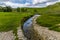 A view downstream along Gordale Beck, Yorkshire