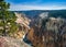 View downstream of the Grand Canyon of Yellowstone