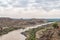 View downstream of the Vanderkloof Dam in the Orange River