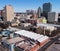 View of downtown buildings in Winston-Salem, North Carolina, USA.