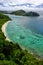 View of Drawaqa Island coastline and Nanuya Balavu Island, Yasawa Islands, Fiji