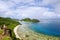 View of Drawaqa Island coastline and Nanuya Balavu Island, Yasawa Islands, Fiji