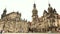 View of Dresden, old saxony german city.