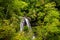 View of Dry Falls, in Nantahala National Forest, North Carolina.