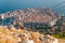 View of Dubrovnik from Srd mountain