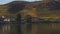 view of Duernstein town on a the Danube river bank