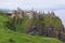 View of Dunluce Castle in County Antrim, Northern Ireland UK