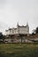 View of Dunrobin Castle in Golspie, Scotland.