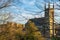 View of Durham cityscape on a beautiful sunny afternoon