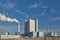 View at the Dutch MPP3 Uniper coal-fired power station on the Dutch Maasvlakte in Rotterdam, The Netherlands