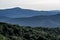 View from Dwernik Kamien - Peak in Bieszczady Mountains in Poland