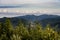 View from Dwernik Kamien - Peak in Bieszczady Mountains in Poland