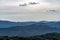 View from Dwernik KamieÅ„ Peak in Bieszczady Mountains in Poland