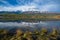 View of Dzhangyskol lake in Eshtykel plateau, Altai Republic, Siberia, Russia