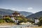 View of the Dzong in Punakha Bhutan