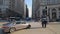 View of E Wacker Drive and Michigan avenue intersection in Chicago Downtown