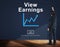 View Earnings Budget Finance Investment Income Concept