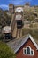 View of the East Hill Railway Lifts in Hastings