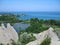 View from edge of the cliff at Scarborough Bluffs