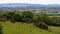 View from Edge Hill overlooking cattle grazing and Warwickshire