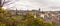 A view of Edinburgh from the Calton Hill in spring