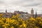 A view of Edinburgh from the Calton Hill in spring