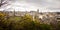 A view of Edinburgh from the Calton Hill in spring