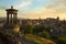 View of Edinburgh city from Carlton Hill