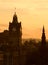 View of Edinburgh at dusk