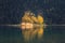 View at the Eibsee at the bottom of the Zugspitze