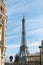 View of the Eiffel Tower from the Avenue de Camoe - Paris, France