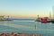 View of the Eilat Bay with yachts