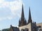 View at the Elisabeth church at Marburg