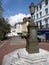View of the Elizabeth Curling drinking fountain in Eastbourne on June 16, 2020. Three