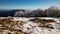 View from the ElsÃ¤ser Belchen to the Swiss Alps