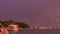 View of embankment timelapse with ship at the riva degli schiavoni and Riva dei Sette Martiri near san marco square in