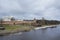 View of the embankment of the Volkhov River, Veliky Novgorod, Russia